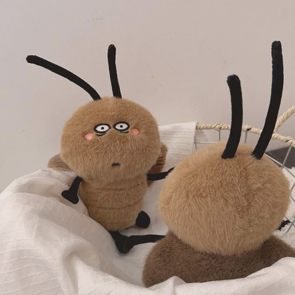 Grappige Kakkerlak Knuffel - Schattig Pluche Speelgoed Cadeau & Hanger