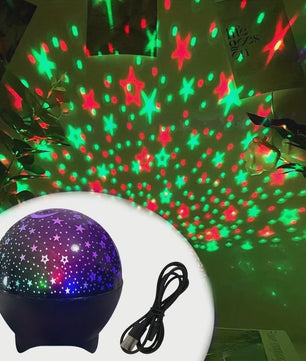 Sterrenhemel Projector Lamp - Magische Galaxy Maan & Sterren voor Kinderkamer