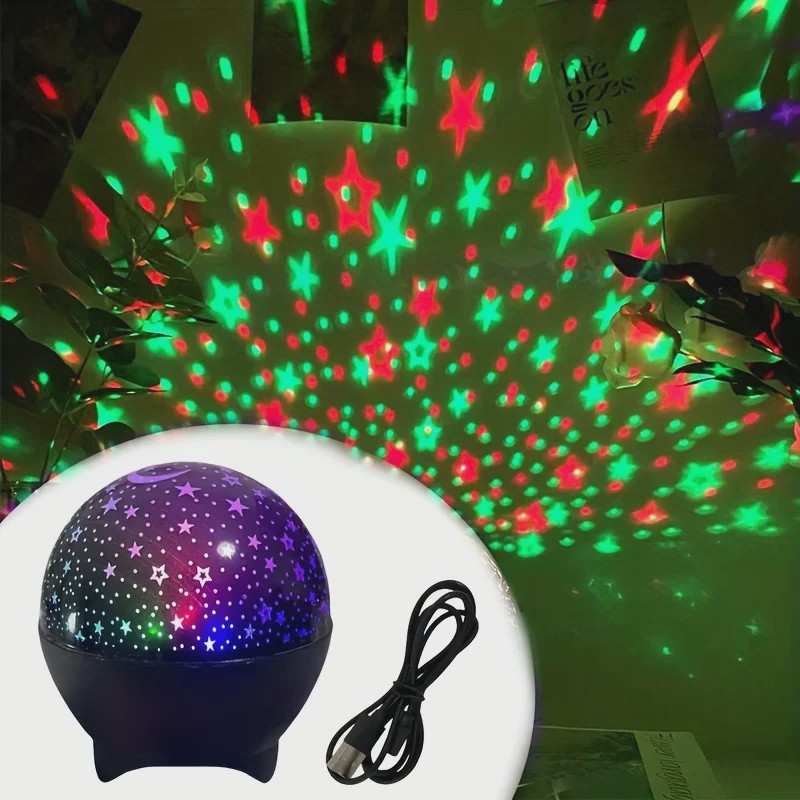 Sterrenhemel Projector Lamp - Magische Galaxy Maan & Sterren voor Kinderkamer