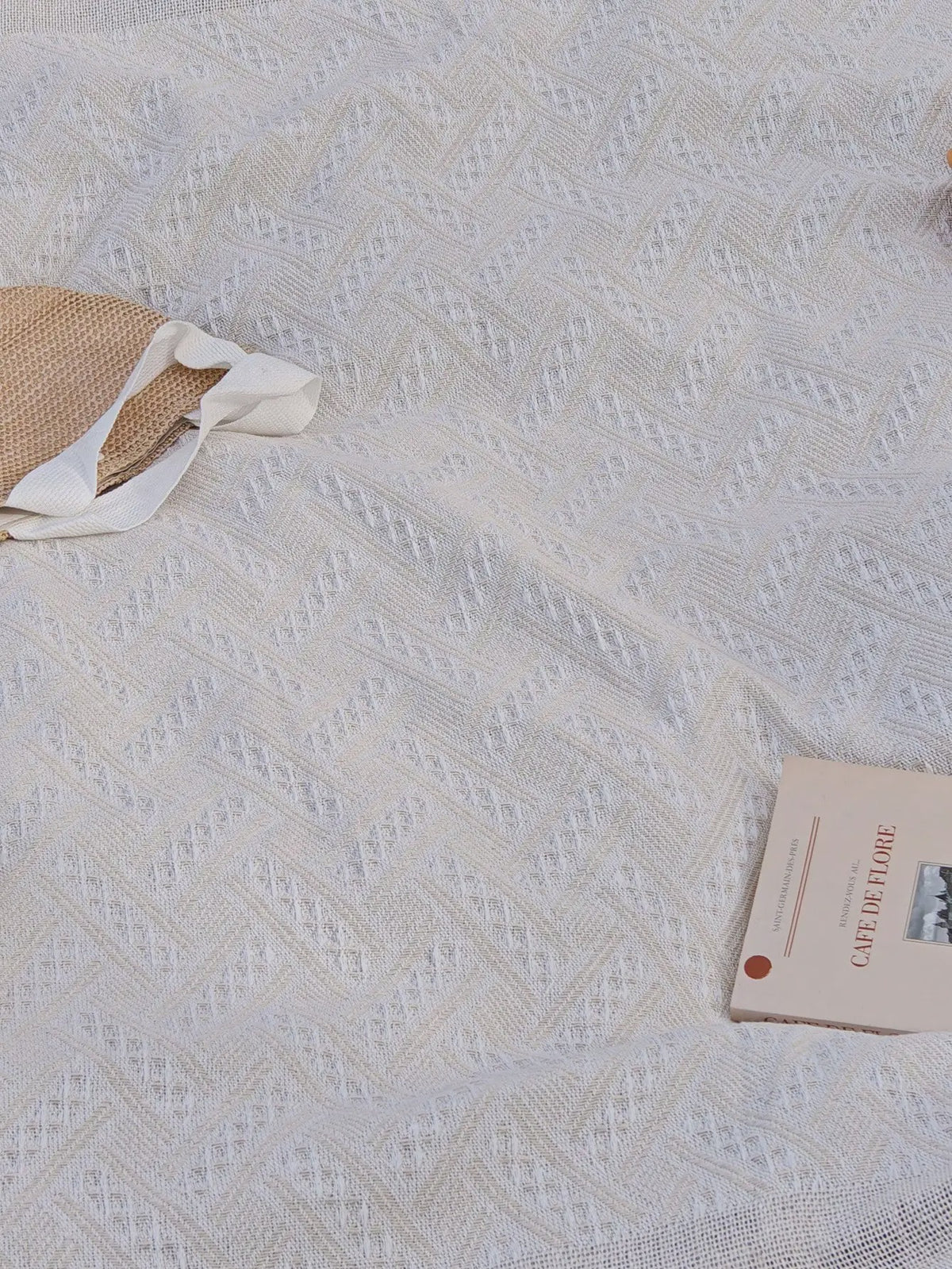 Boho Gebedskleed & Picknickkleed - Katoen Blend met Franje, Ideaal voor Yoga, Meditatie en Ramadan