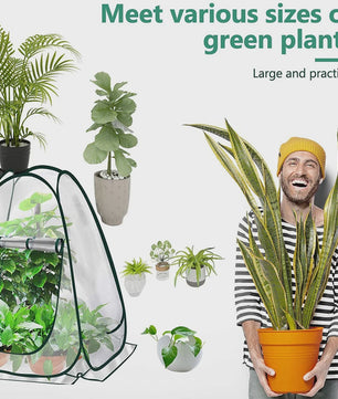 Pop-Up Mini Kas - Draagbare Kweekkas voor Binnen en Buiten