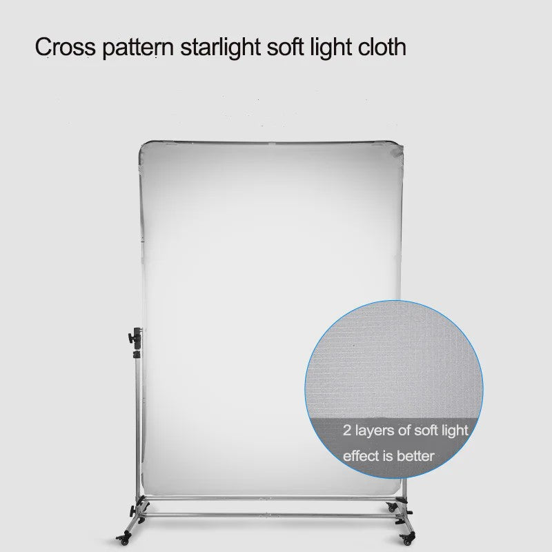 Mobiel Hefbaar Diffusiepaneel met Vlinderframe - 1.5x2m Soft Light Screen voor Fotografie