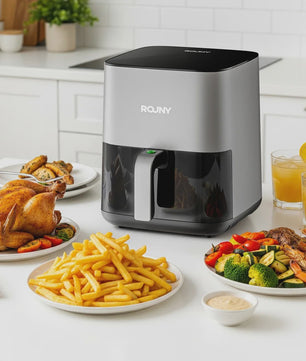 5L Airfryer met Cyclone Technologie: Gezond Frituren met Touch Control & Zichtvenster