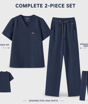 Medische Scrubs Heren: Anti-bacterieel & Kreukvrij Werkuniform voor Zorgprofessionals