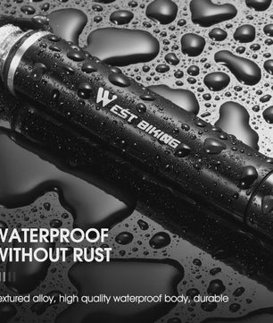 WEST BIKING Mini Fietspomp Aluminium 160PSI Draagbaar Schrader/Presta Ventiel MTB Racefiets