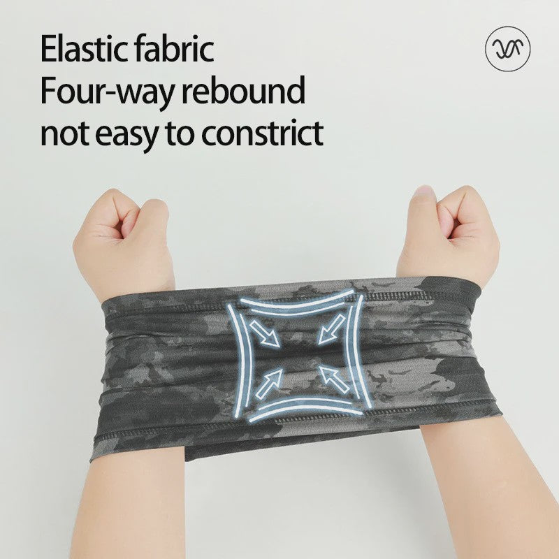 Veelzijdige Camouflage Nekwarmer & Buff - Ademend & UV Beschermend voor Outdoor Sport