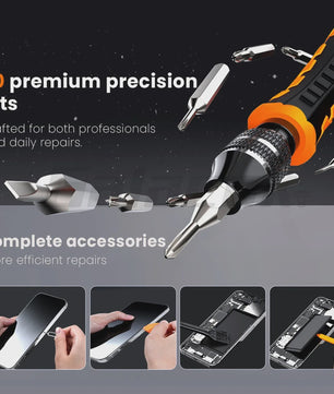 40-delige Precisie Schroevendraaierset: Essentieel Gereedschap voor Elektronica Reparatie