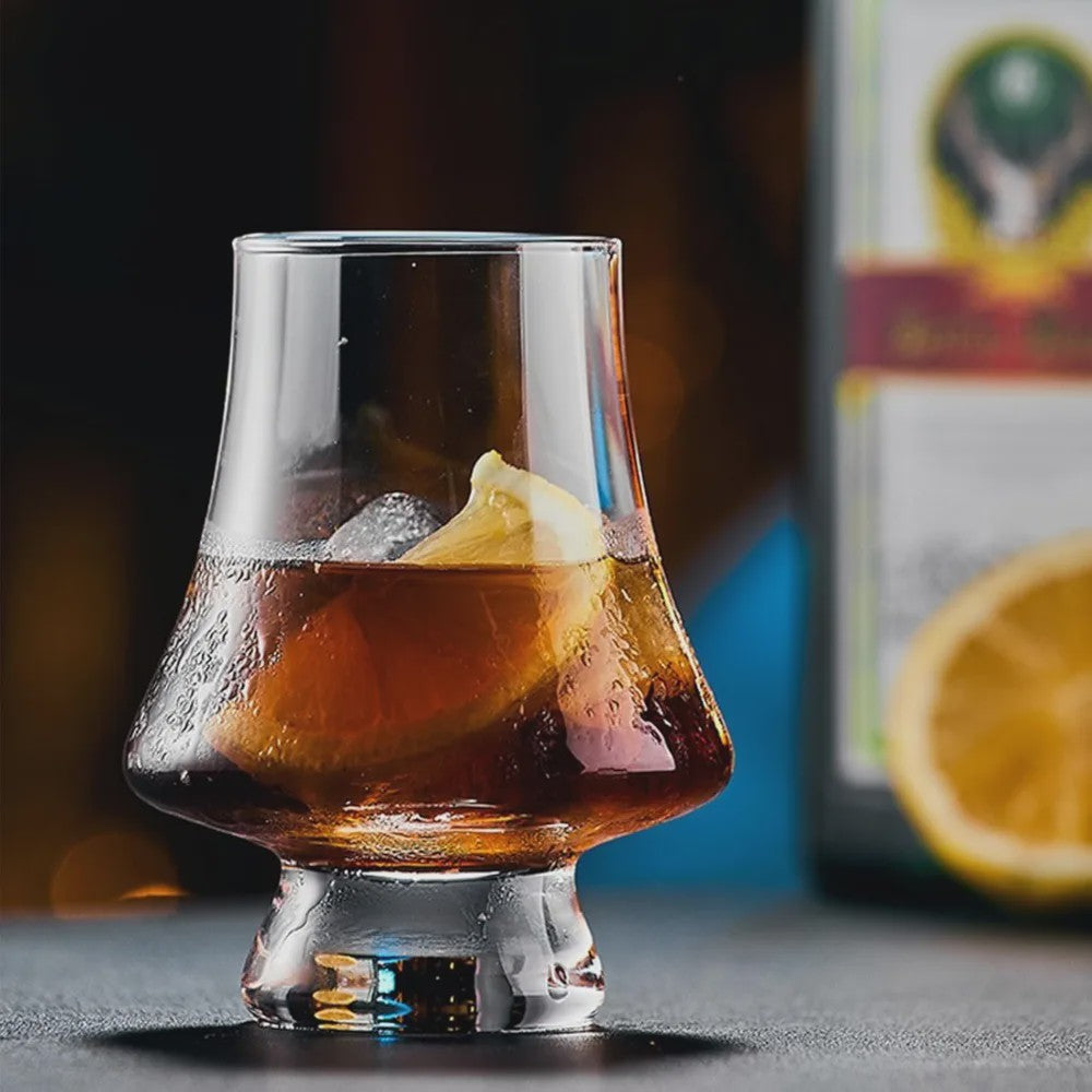 Set van 4 Kristallen Whiskey Proefglazen - 270ml Loodvrij Glaswerk