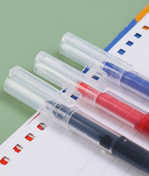 Set van 1-20x Gel Pen Zwart/Blauw/Rood - 0.5mm Naaldpunt voor Studenten & Kantoor