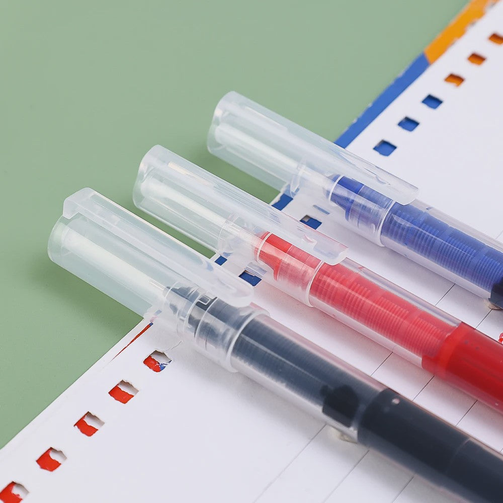 Set van 1-20x Gel Pen Zwart/Blauw/Rood - 0.5mm Naaldpunt voor Studenten & Kantoor