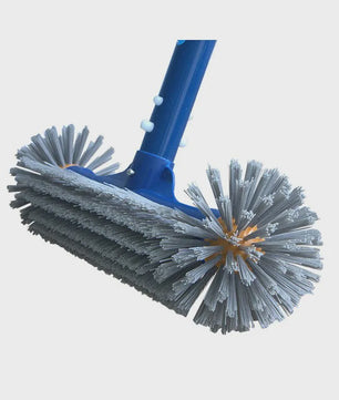Stevige Zwembadborstelkop (33cm) met Afneembare Aluminium Steel voor Wanden, Trappen & Hoeken