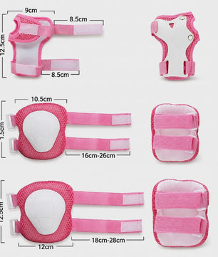Kinder Helm & Beschermers Set Roze - Verstelbaar voor Fiets, Skateboard, Scooter