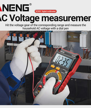 ANENG SZ305 Digitale Multimeter: Professionele Tester voor Elektriciens