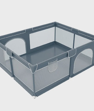 IMBABY Baby Speelpen 150x180cm - Veilige Buitenspeelruimte voor Kinderen met Dubbele Deuren