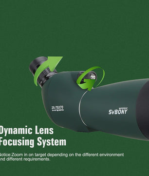 SVBONY SV28 Spotting Scope 25-75x70mm - Krachtige Zoom Verrekijker voor Vogelspotten & Outdoor
