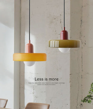 Nordic Retro Glazen Hanglamp - Stijlvolle Verlichting voor Woonkamer, Eetkamer & Slaapkamer