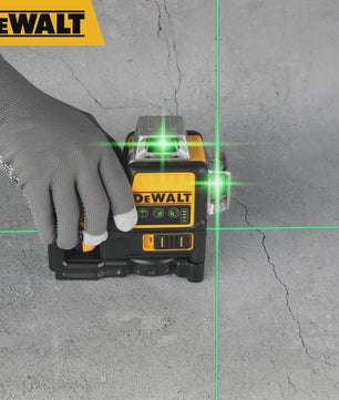 DeWalt DW089LG 12V Groene Laserwaterpas - 360° Horizontaal/Verticaal, 12 Lijnen