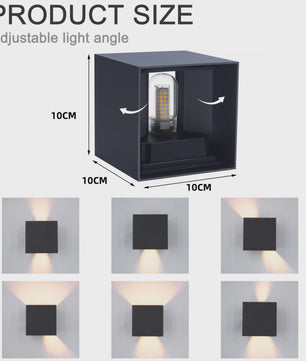 Moderne G9 LED Wandlamp Waterdicht IP65 Aluminium - Buiten & Binnen Gebruik