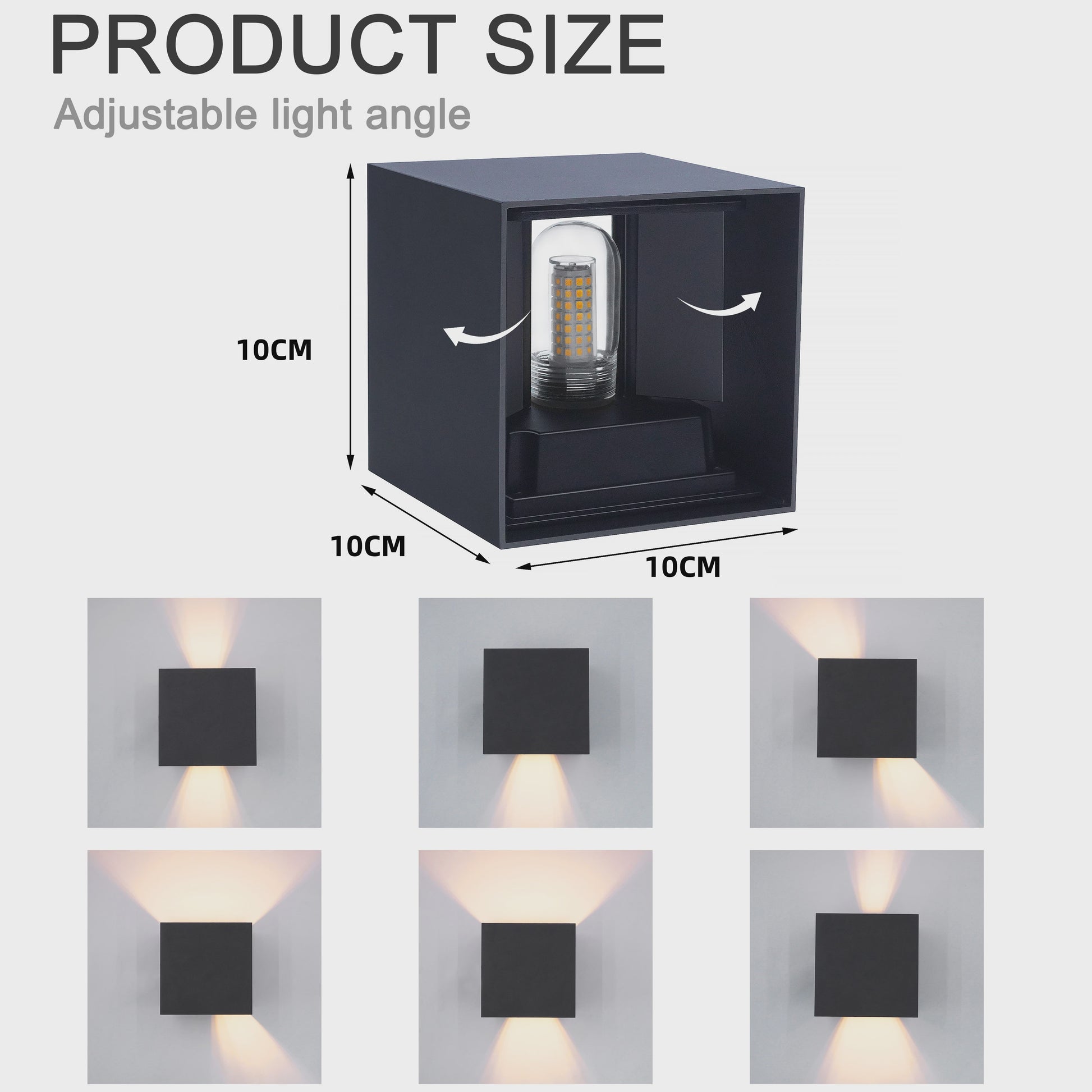 Moderne G9 LED Wandlamp Waterdicht IP65 Aluminium - Buiten & Binnen Gebruik