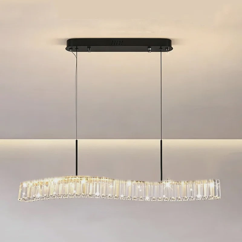 Moderne Kristallen Plafondlamp Hanglamp - Stijlvolle Verlichting voor Woon- en Eetkamer
