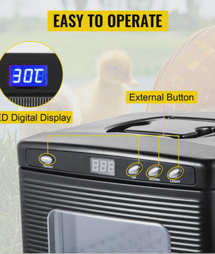 Digitale Reptielen Broedmachine 25L met Koel- en Verwarmingsfunctie (5-60°C)
