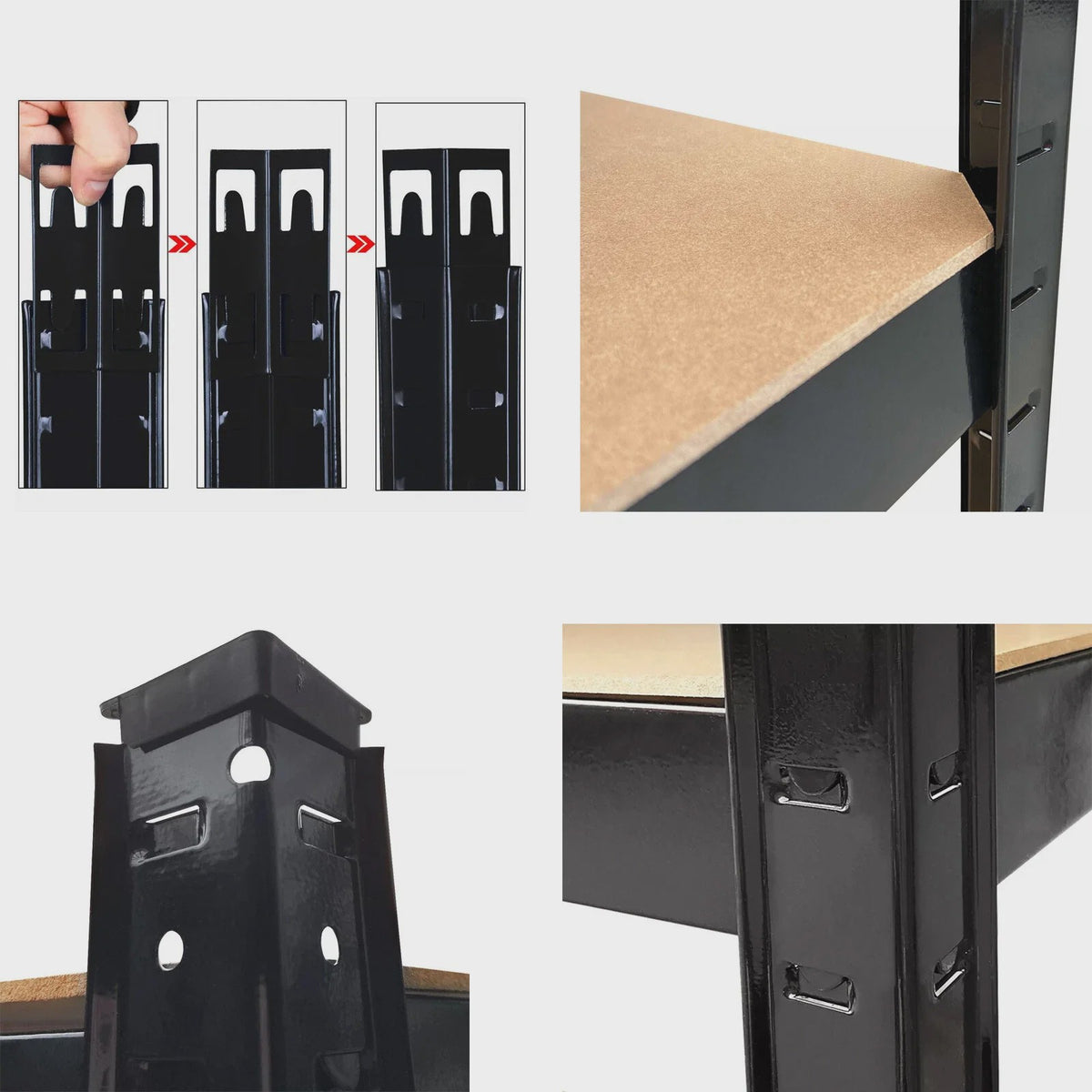 5-Laags Metalen Stellingkast 200x100x50cm - 875kg Capaciteit