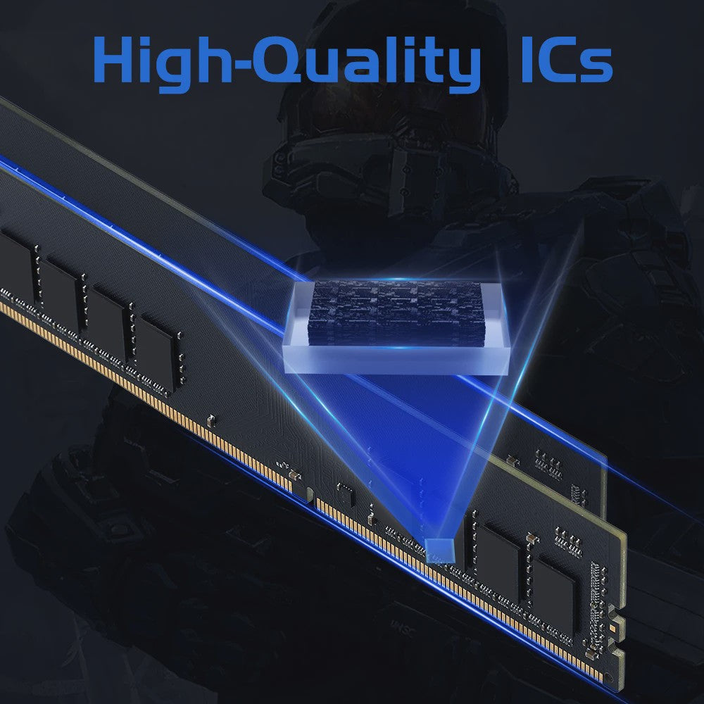 Netac Shadow III DDR4 RAM Geheugen - 3200MHz/3600MHz - Desktop UDIMM met Metalen Heatsink