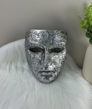 Handgemaakte Resin Masker: Halloween, Easter & Cosplay - Baldwin IV Stijl