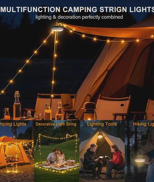 Draagbare LED Camping Lamp met Dimfunctie & SOS - Waterdicht IP64
