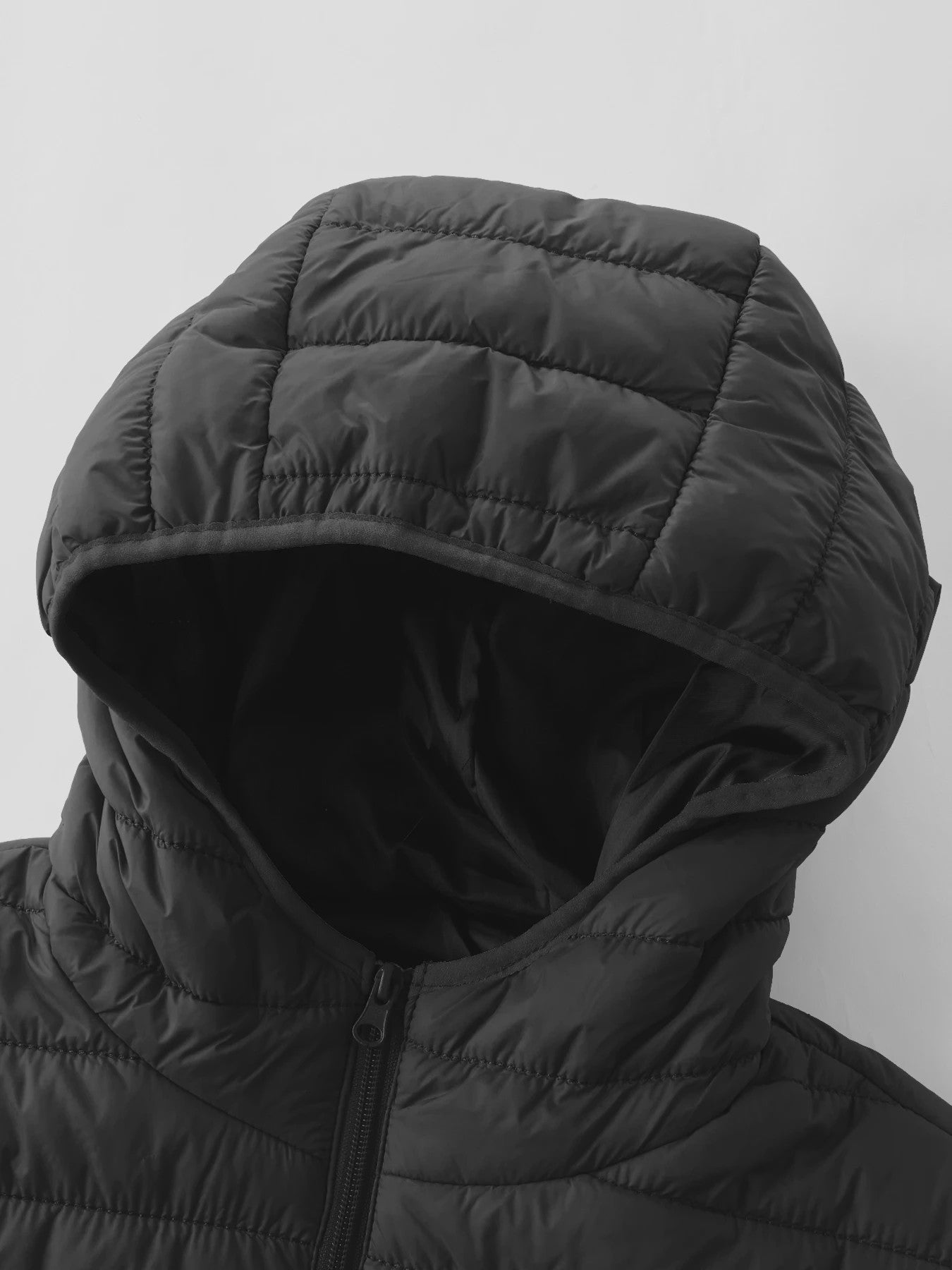 Lichtgewicht Heren Winterjas met Capuchon - Winddicht & Warm voor Buitenactiviteiten