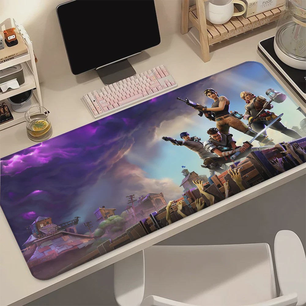 Gaming XL Muismat - Fortnite & Anime Designs - Waterdicht & Ultra Glad Bureau Accessoire