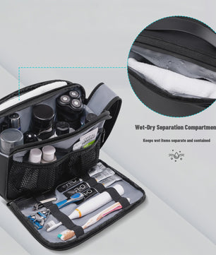 Waterdichte Reis Toilettas - Organizer voor Toiletartikelen, Make-up & Gym Essentials - Unisex