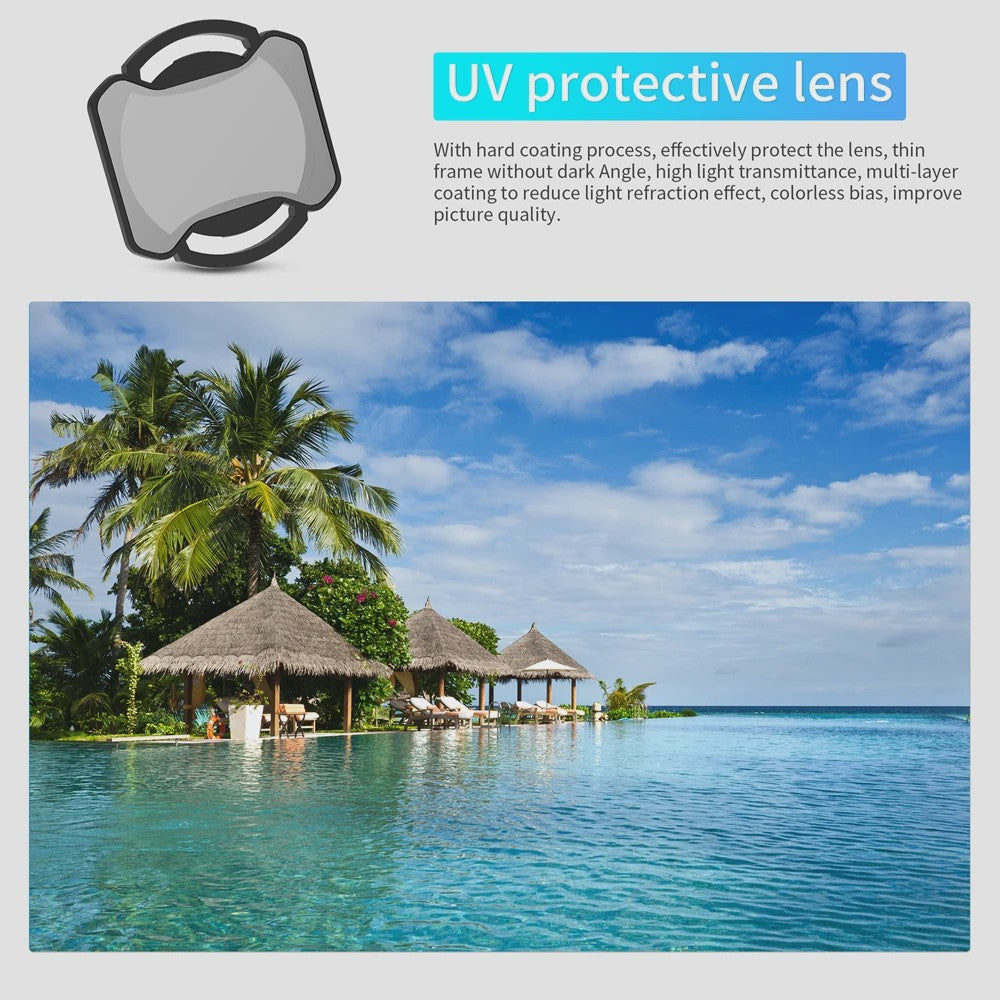 RCSTQ Filterset voor DJI Avata 2 Drone - ND8, ND16, ND32, ND64, UV & CPL Optisch Glas