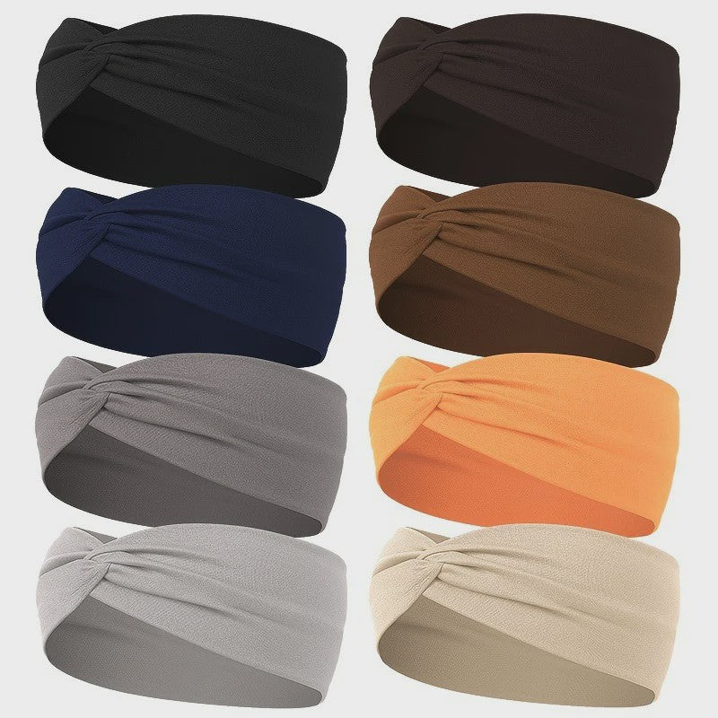 Brede Elastische Sport Hoofdband - Zweetabsorberend & Antislip voor Dames