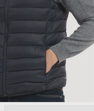 Heren Gevoerd Gilet met Opstaande Kraag - Stijlvol en Warm Winter Vest