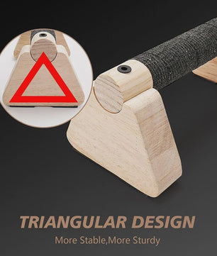Houten Push-Up Bars & Parallettes voor Thuis Workout - Stabiliteit en Comfort