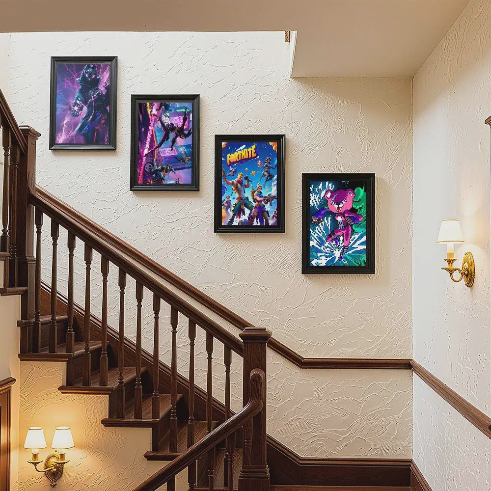 Fortnite Game Poster Canvas Print - Anime Stijl Wanddecoratie