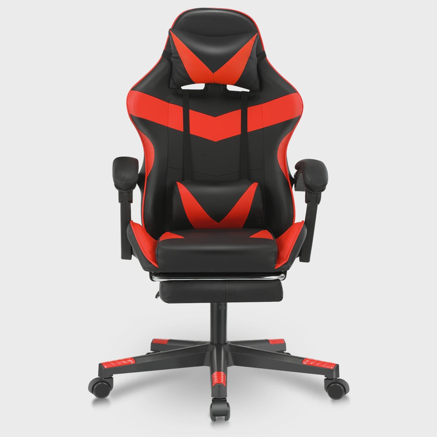 Ergonomische Gaming & Bureau Stoel met Verstelbare Rugleuning en Voetensteun