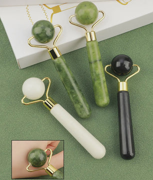 3-in-1 Gezichtsroller & Gua Sha Set - Jade Roller, Oogroller & Gezichtsmassage Tools