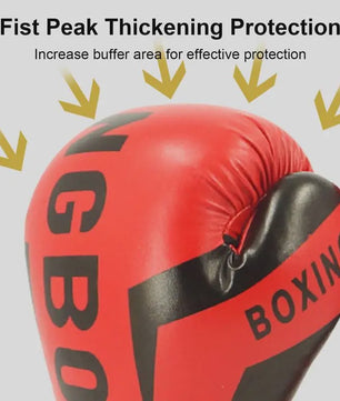 Kinder Bokshandschoenen Leer - Training, Sparring & Fitness - Set van 2