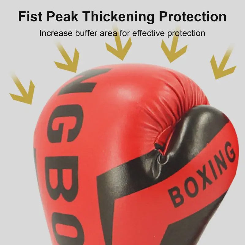 Kinder Bokshandschoenen Leer - Training, Sparring & Fitness - Set van 2