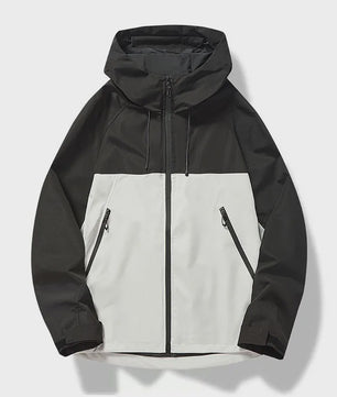 Unisex Waterdichte Ademende Outdoor Jas met Capuchon - Sport & Wandelen