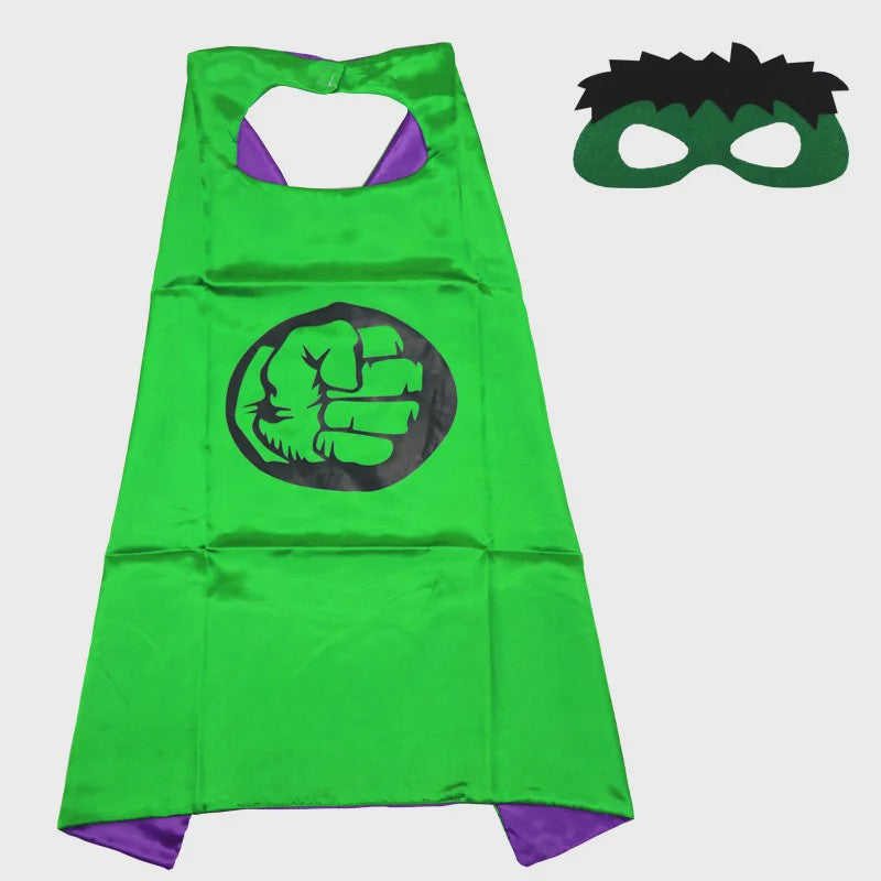 Superheld Cape en Masker Set - Kinderen Cosplay Verkleedkostuum