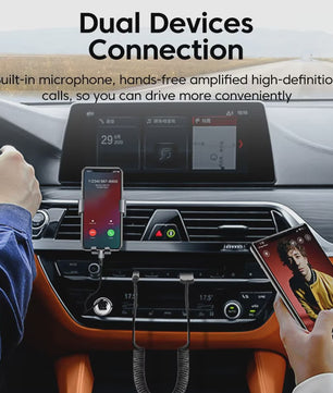 Draadloze Bluetooth 6.0 AUX Audio Ontvanger voor Auto & Hifi - Muziek & Handsfree Bellen