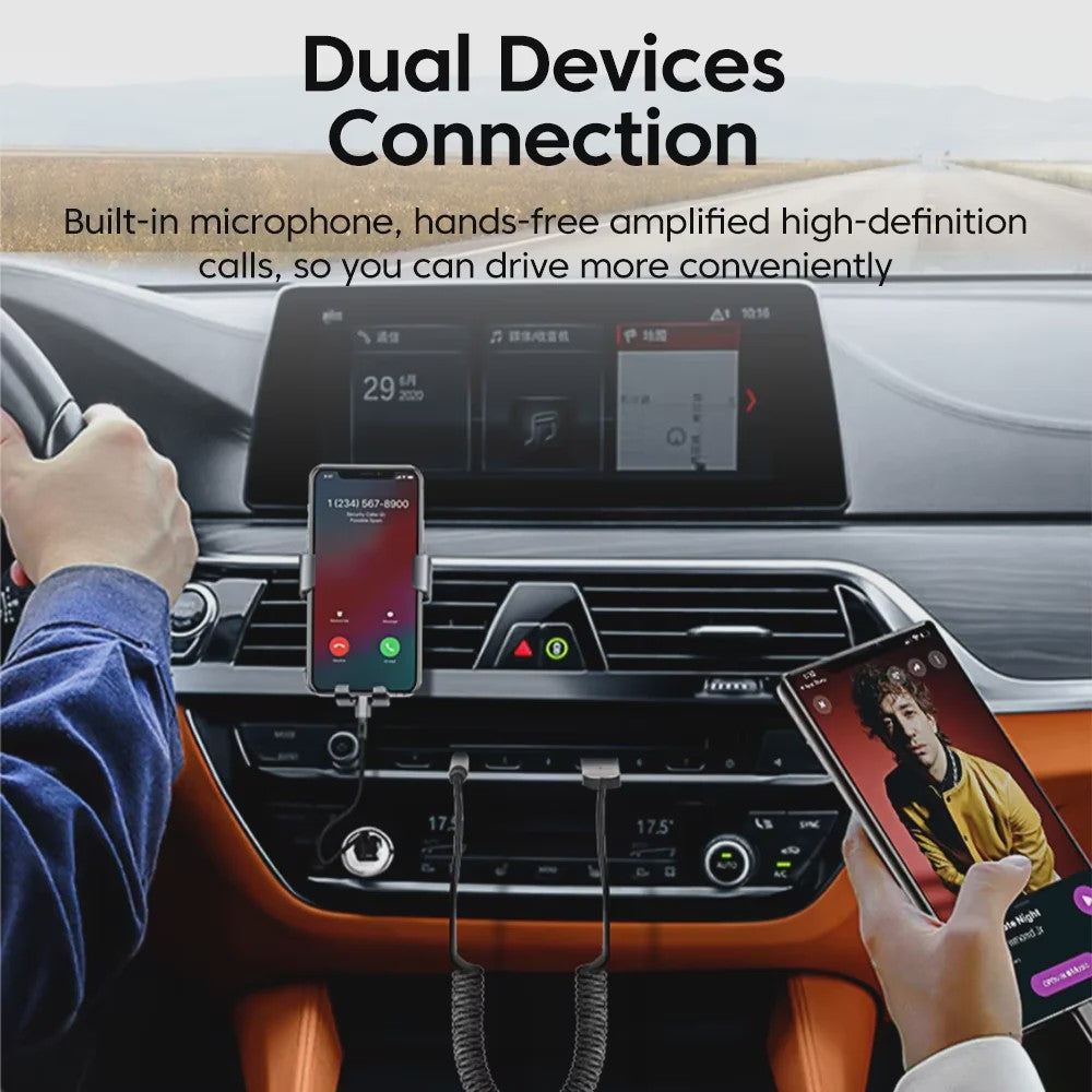 Draadloze Bluetooth 6.0 AUX Audio Ontvanger voor Auto & Hifi - Muziek & Handsfree Bellen