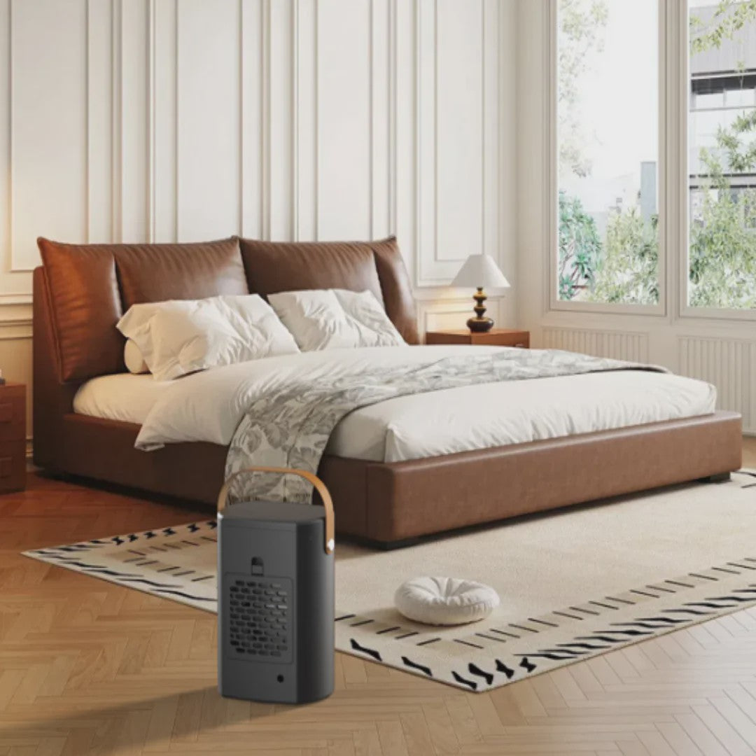 Compacte Keramische Kachel met Thermostaat - Stille Mini Verwarming voor Thuis & Kantoor
