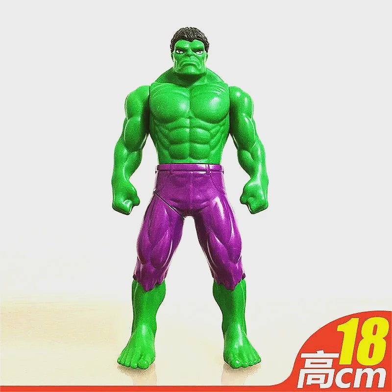 5-delige Actiehelden Figuren Set - Spiderman, Iron Man, Hulk, Captain America & Ultraman