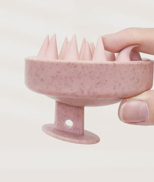 Zachte Siliconen Hoofdhuid Massager Borstel - Voor Grondige Reiniging en Ontspanning