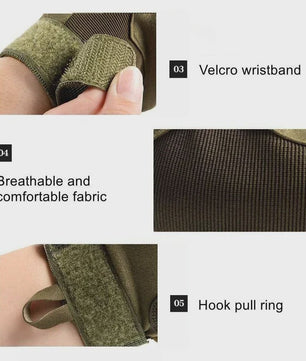 Tactische Volledige Vinger Handschoenen - Outdoor, Sport, Motor, Fitness