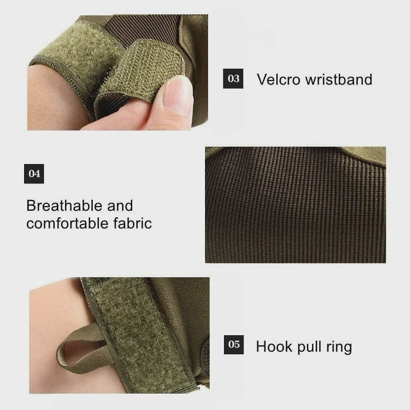 Tactische Volledige Vinger Handschoenen - Outdoor, Sport, Motor, Fitness